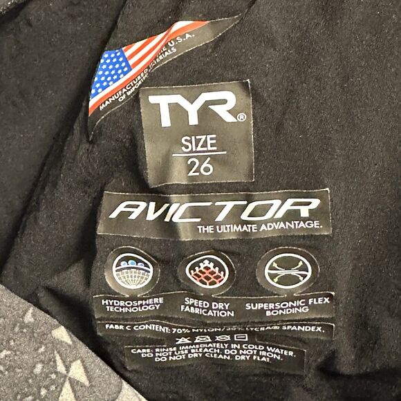 TYR Avictor Prelude High Waist Jammer Tech Suit Men's US 26 Excellent condition - Picture 4 of 9